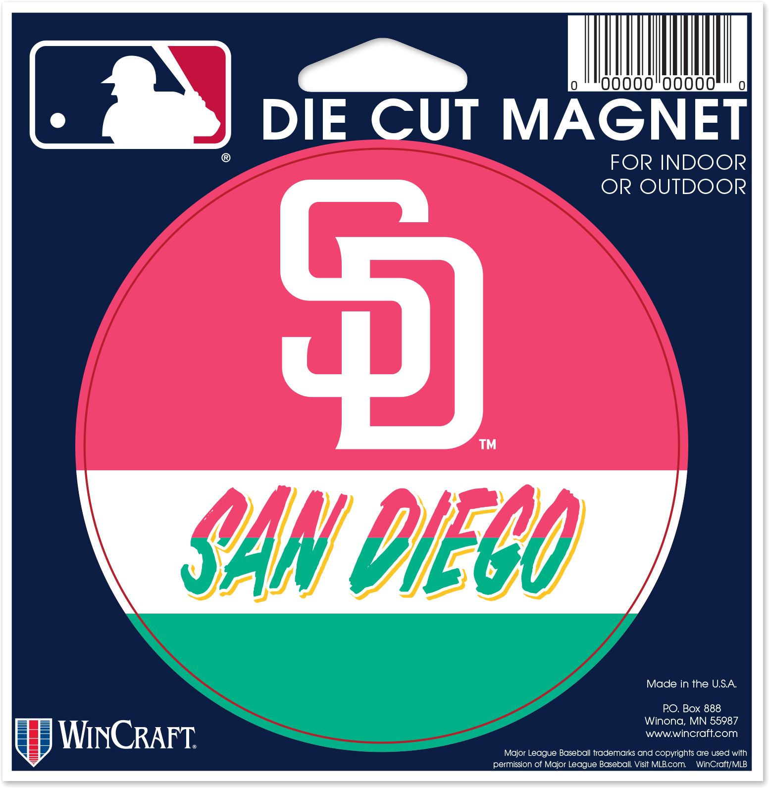 San Diego Padres 2022 City Connect Magnet