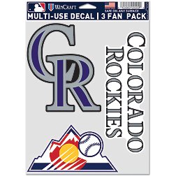 WinCraft Colorado Rockies 3-Pack Decal