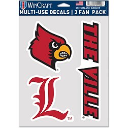 WinCraft Louisville Cardinals 3 Pack Fan Decal