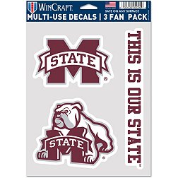 WinCraft Mississippi State Bulldogs 3 Pack Fan Decal