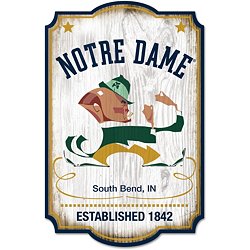 YouTheFan NCAA Notre Dame Fighting Irish Fan Cave Decorative Sign
