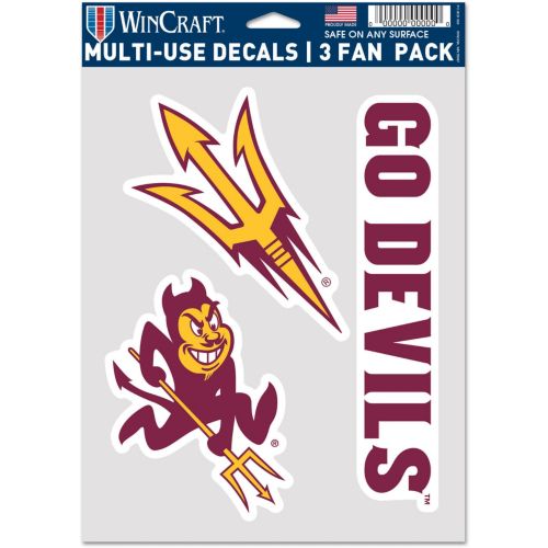NCAA Mississippi Rebels Decal 3-Pack - Removable Team Spirit Stickers