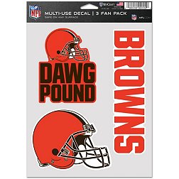 Logo Cleveland Browns 3-Pack Fan Decal