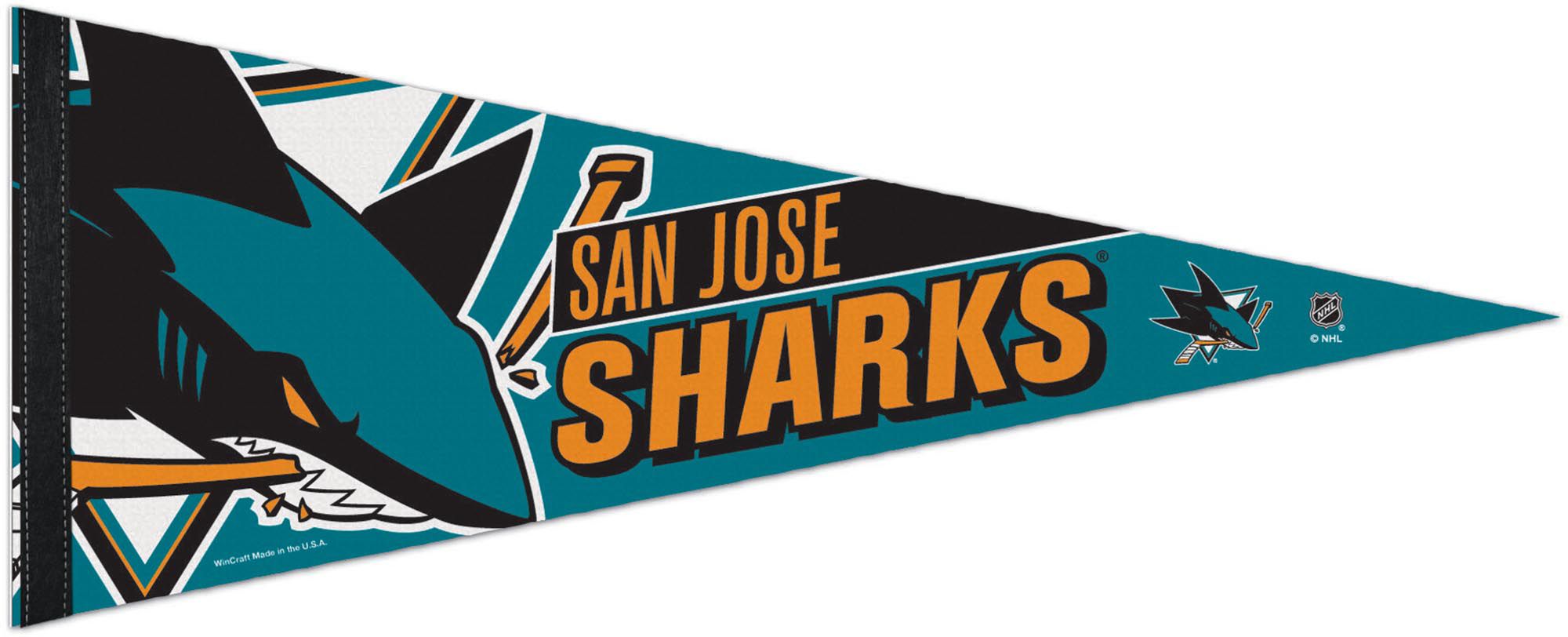 WinCraft San Jose Sharks Premium Mega Pennant