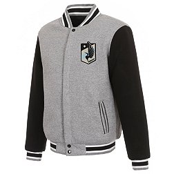 JH Design Minnesota United FC Black Reversible Fleece Jacket