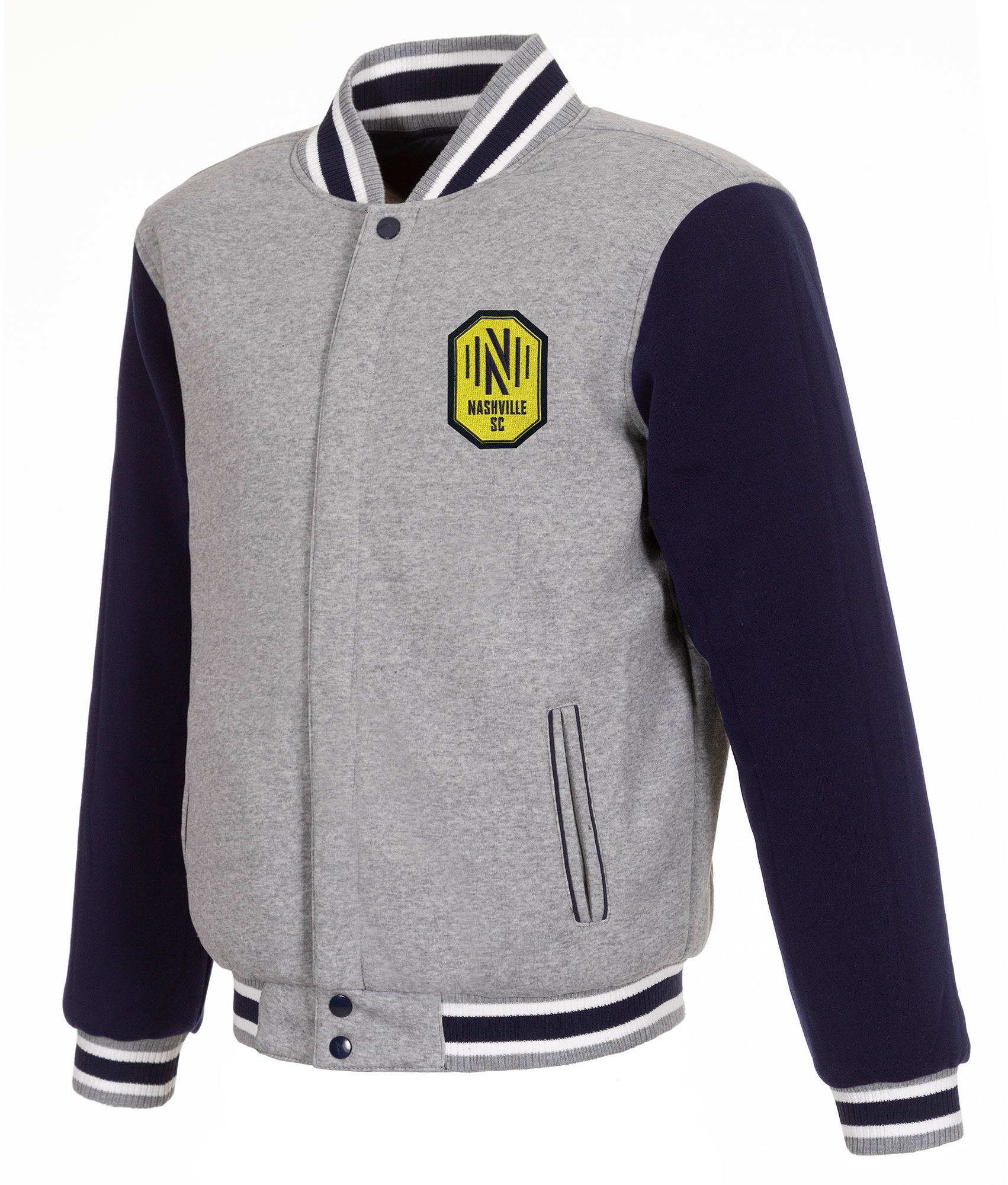JH Design Nashville SC Navy Reversible Fleece Jacket
