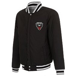JH Design D.C. United Black Reversible Fleece Jacket