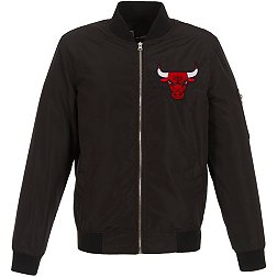 JH Design Men's Chicago Bulls Black Bomber Jacket