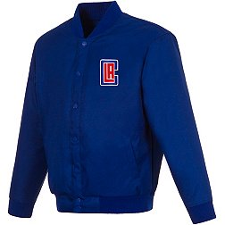 JH Design Men's Los Angeles Clippers Royal Twill Jacket