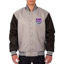 JH Design Men's Sacramento Kings Grey Twill Jacket
