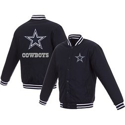 JH Design Dallas Cowboys Navy Polyester Twill Jacket