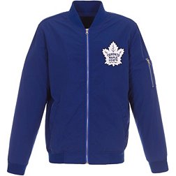 JH Design Toronto Maple Leafs Blue Bomber Jacket