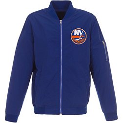 JH Design New York Islanders Blue Bomber Jacket
