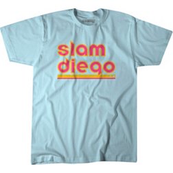 BreakingT Men's San Diego Padres 'Slam Diego' White Graphic T-Shirt