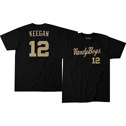 BreakingT Vanderbilt Commodores Dominic Keegan #12 Vandy Boys Black T-Shirt