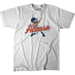 BreakingT Youth New York Mets Pete Alonso Caricature Graphic T-Shirt