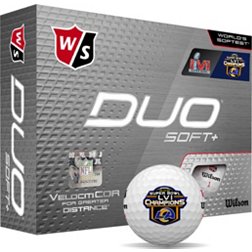 Wilson Staff Duo Soft 2021 Super Bowl LVI Champions Los Angeles Rams Golf Balls