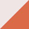 Vibrant Orange/White