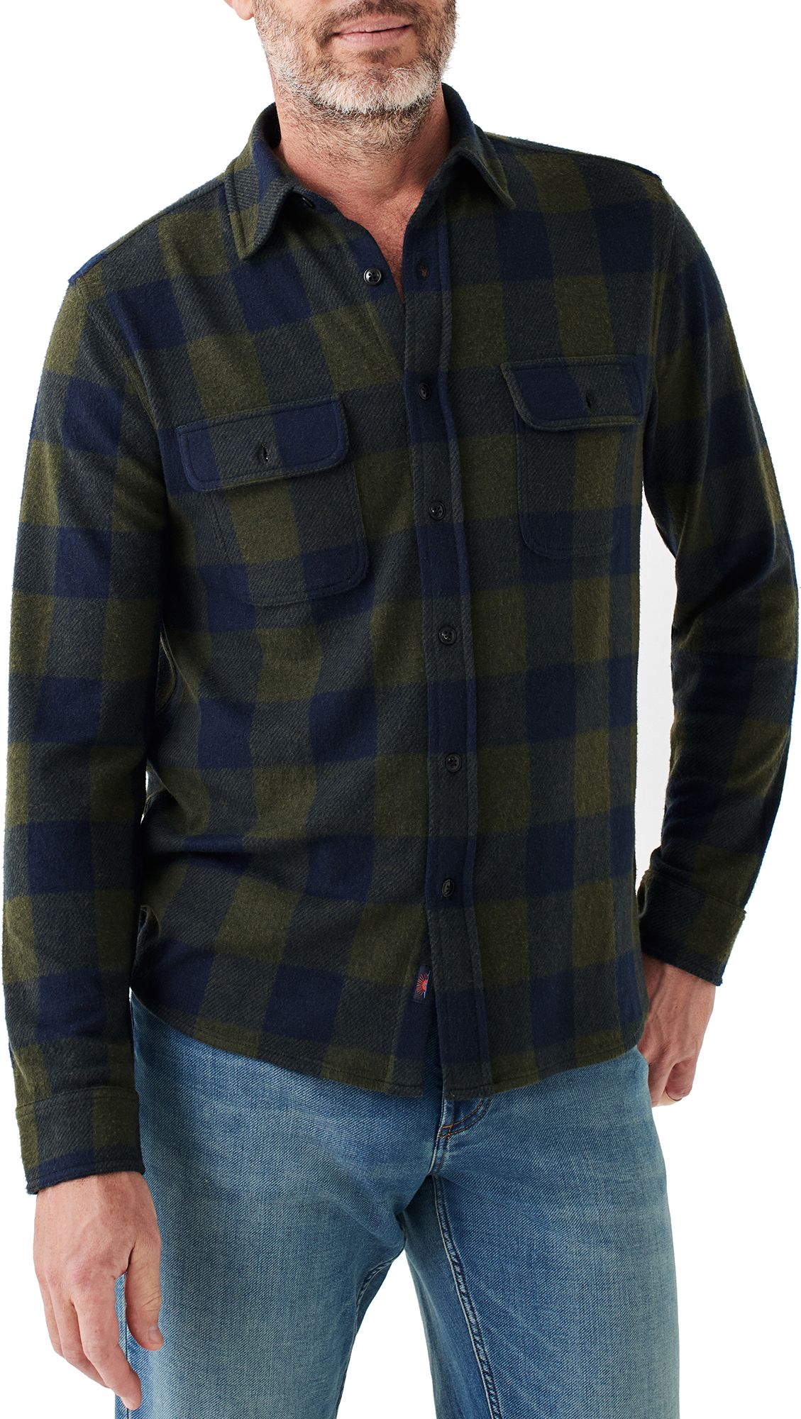 Navy Olive Buffalo