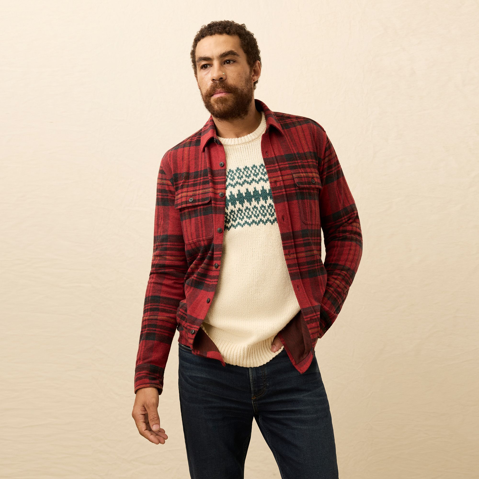 Faherty Men's Legend Sweater Shirt