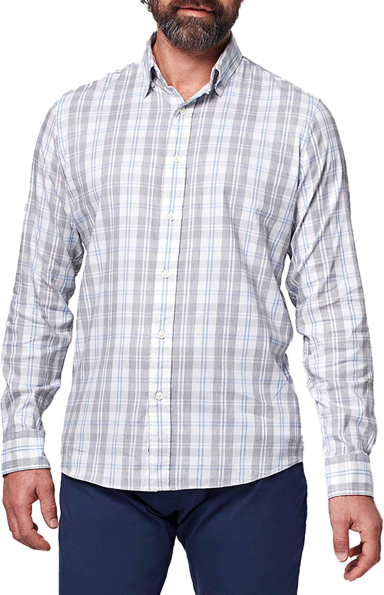 Grey Cream Plaid