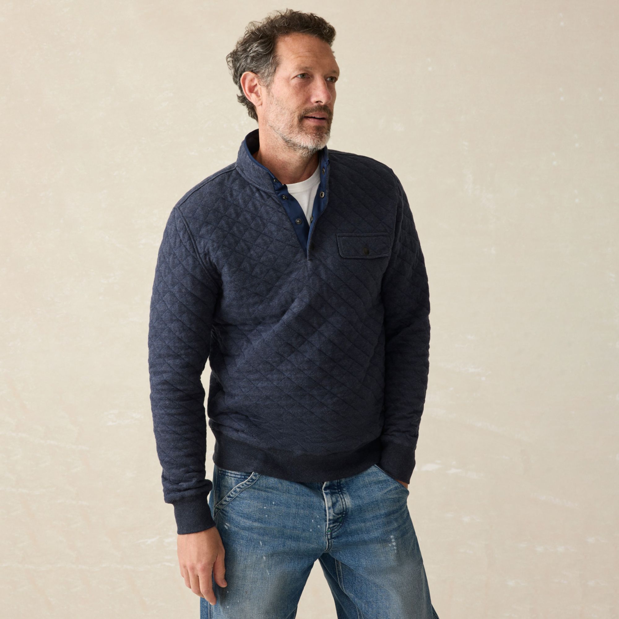 Navy Melange