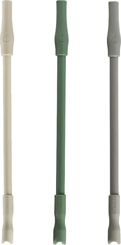 Hydrojug Straws 3-Pack, Earth Tones