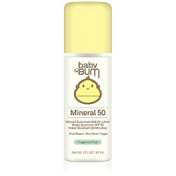 Sun Bum Baby Mineral SPF 50 Sunscreen Roll-On Lotion - Fragrance Free