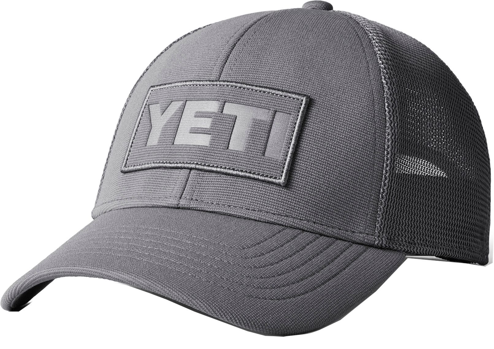 Black On Black Patch Trucker Hat in Black by YETI – Country Club Prep