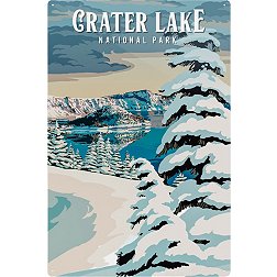 Lantern Press 6x9 Metal Sign – Crater Lake