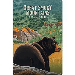Lantern Press 6x9 Metal Sign – Great Smokey Mountains