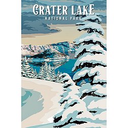 Lantern Press Metal Magnet – Crater Lake