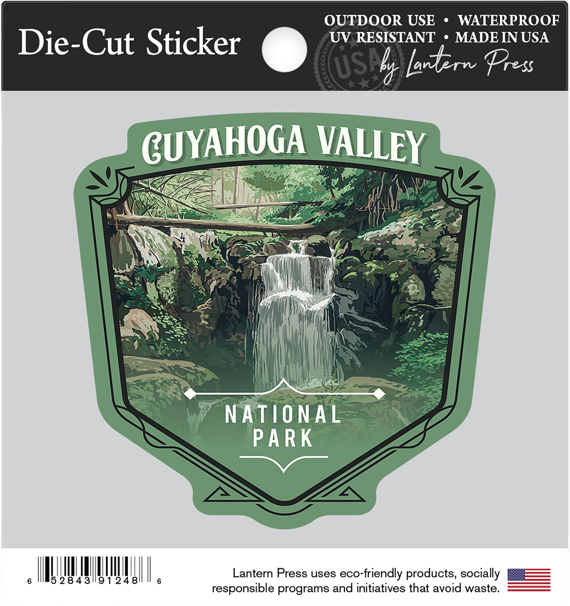 Lantern Press Sticker Small – Cuyahoga Valley