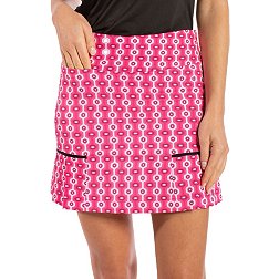 Golftini Women's 18” Charge It To The Room Golf Skort