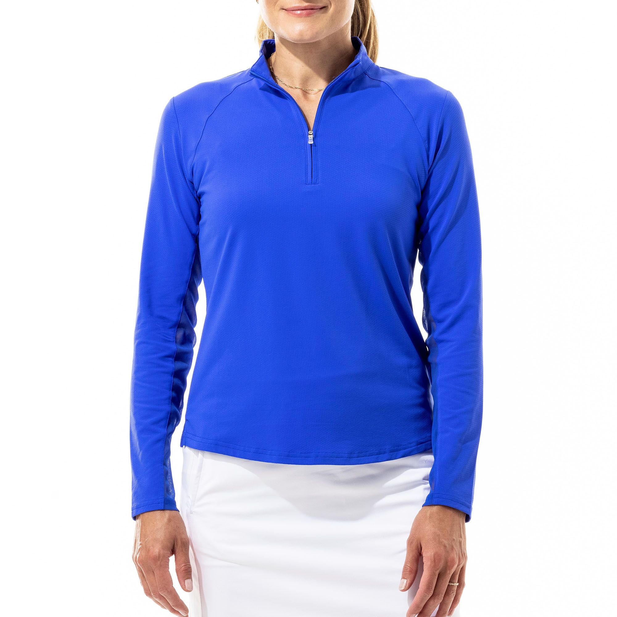 SanSoleil Women's Long Sleeve Mock Neck Shirt