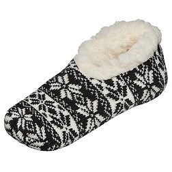 Northeast Outfitters Boys' Cozy Cabin Holiday Snowflake Nordic Slippers