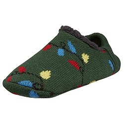 Northeast Outfitters Men's Cozy Cabin Holiday Lights Slippers