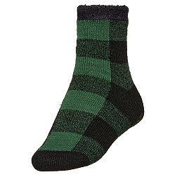 Northeast Outfitters Women's Cozy Cabin Holiday Buff Check Socks