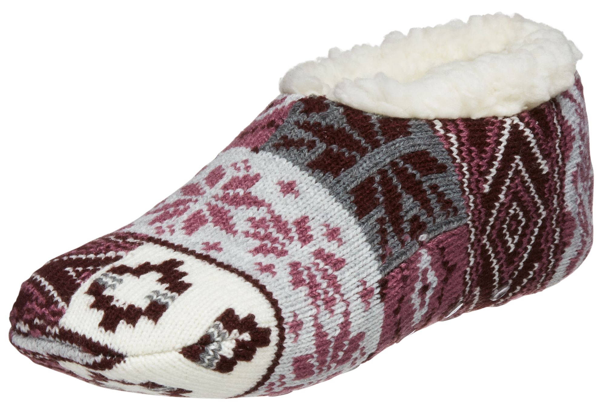 Northeast Outfitters Women's Cozy Cabin Nordic Patchwork Slippers