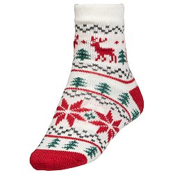 Northeast Outfitters Youth Cozy Cabin Holiday Deer Fairisle Socks