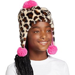 Northeast Outfitters Youth Cozy Cabin Animal Fur Pom Hat
