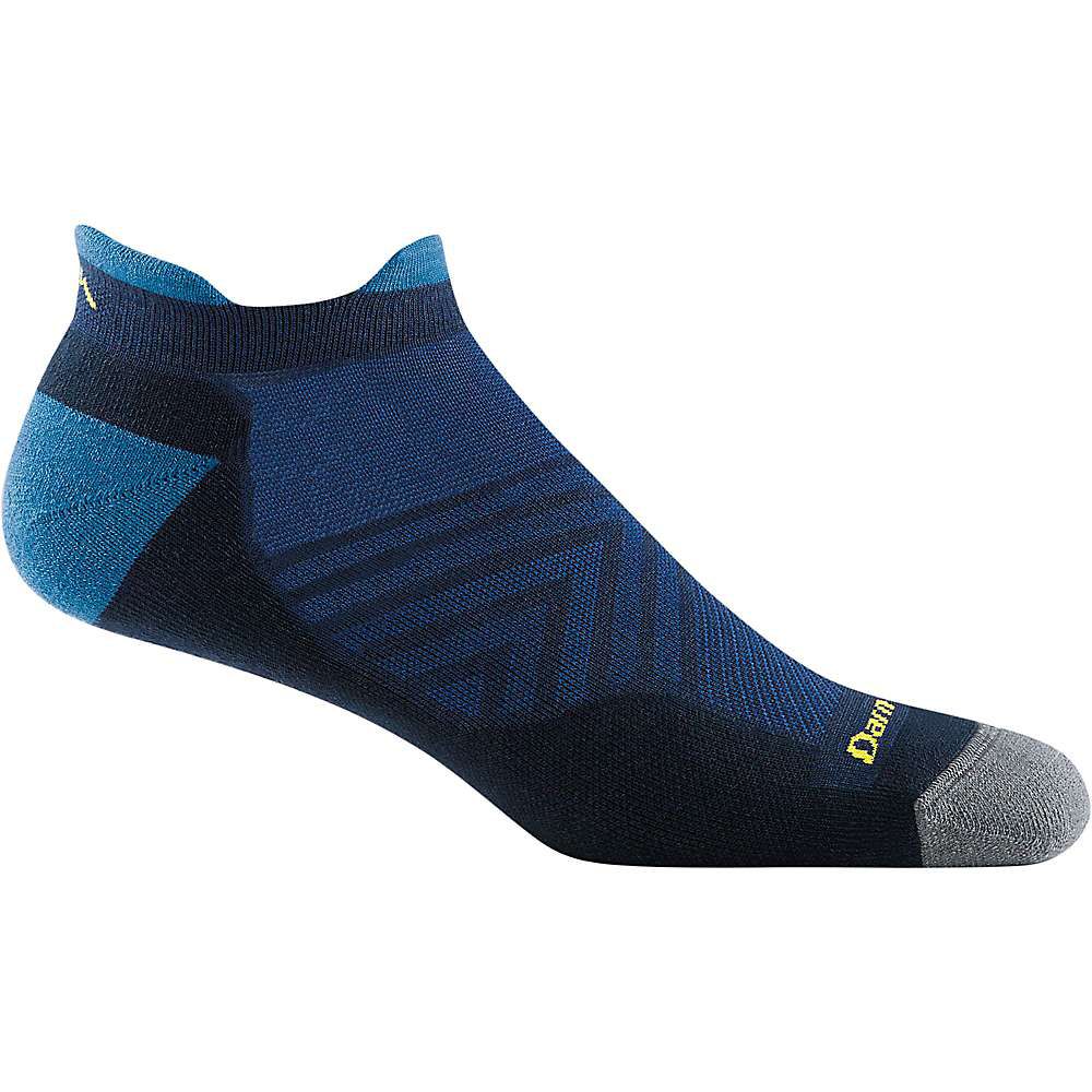 Darn Tough Men's No Show Tab Ultra-Lightweight Running Socks, Medium, Eclipse