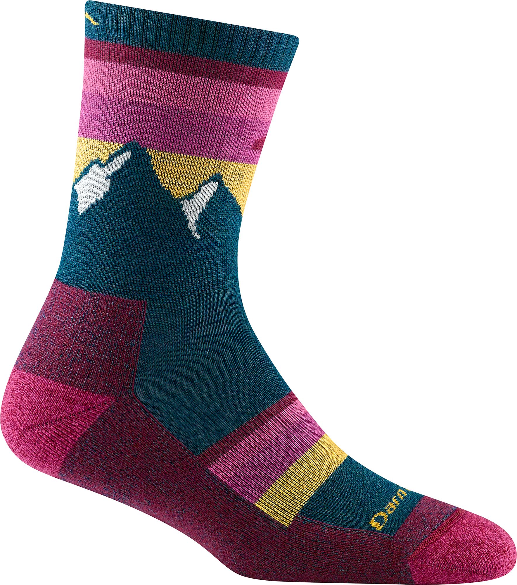 Darn Tough Women's Sunset Ledge Micro Crew Lightweight Hiking Socks