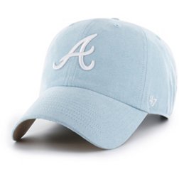 '47 Adult Atlanta Braves Blue Batting Practice Suede Clean Up Adjustable Hat