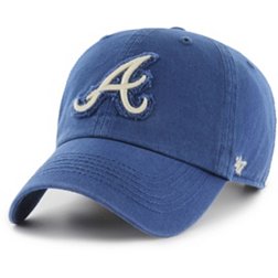 '47 Men's Atlanta Braves Navy Chasm Cleanup Adjustable Hat
