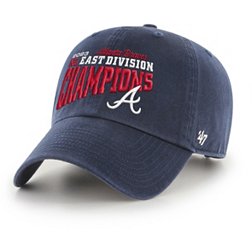 '47 Brand Men's 2023 Division Champions Atlanta Braves Cleanup Navy Adjustable Hat