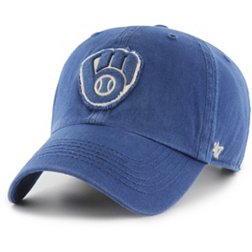 '47 Men's Milwaukee Brewers Navy Chasm Cleanup Adjustable Hat