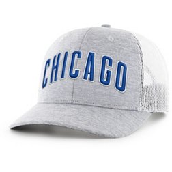 '47 Men's Chicago Cubs Gray Harrington Script Trucker Hat