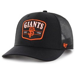 '47 Adult San Francisco Giants Black Squad Adjustable Trucker Hat