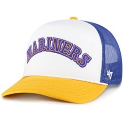 '47 Adult Seattle Mariners Royal Script Trucker Hat